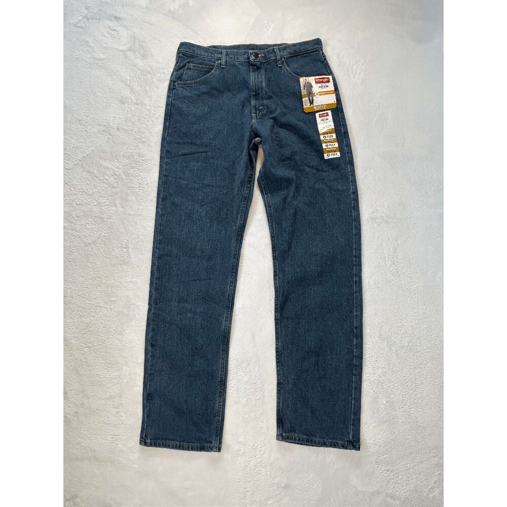 Wrangler Five Star Flex for Comfort Relaxed Fit Jeans Size 34 X 34 NWT